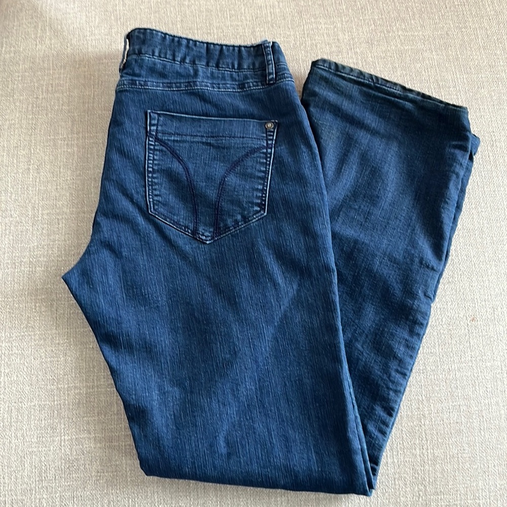 Prana Flannel Lined Jeans, Size 8.